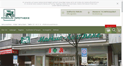 Desktop Screenshot of markus-apotheke.de